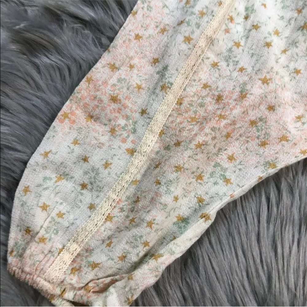 Zara 2-3 Years Floral Star Print Harem Pants